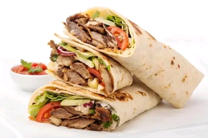 Chicken shawarma wrap